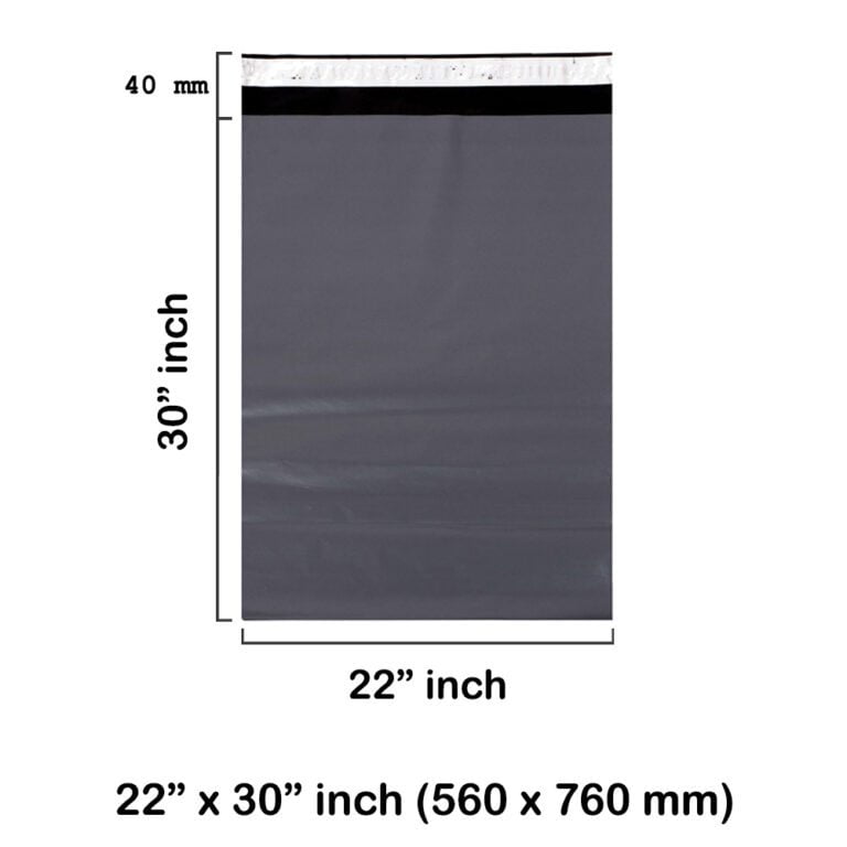 Grey Mailing Bags 22 x 30 Inches 550 x 750 mm – 55 Microns