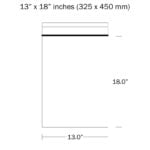 13" x 18" Plain Grip seal Bags