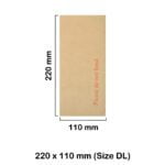 DL Manilla Hard Board Backed Envelopes