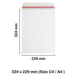 c4 all board backed envelopes