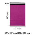 17 x 22″ inch Pink Mailing Bags