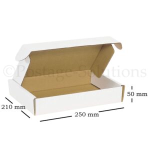 Die Cut Boxes  (White) - 250 x 210 x 50 mm (10 x 8 x 2 inches)