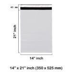 14X21″ inch White Mailing Bags