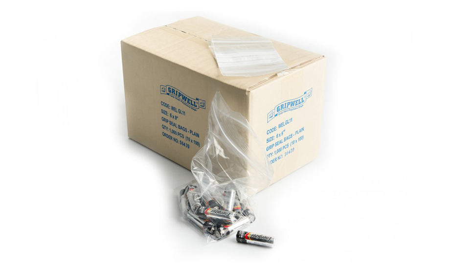 Plain Grip seal bags