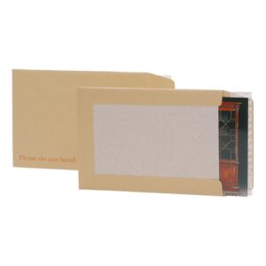 Board backed envelopes uses