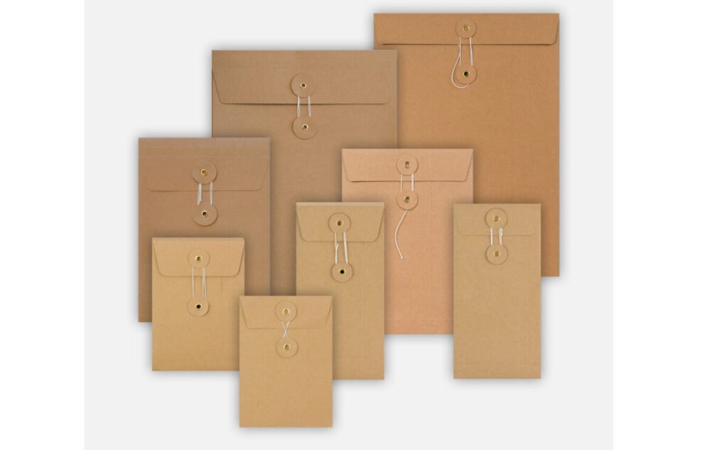 Uses of string and washer envelopes