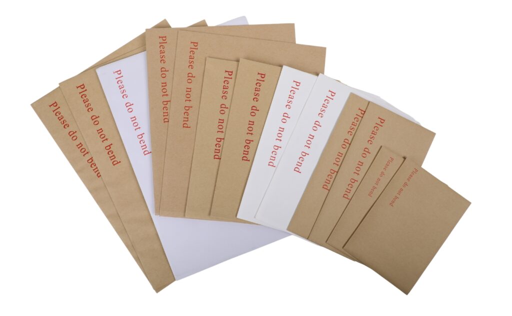 Board backed envelopes