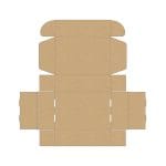 Die Cut Boxes (Brown) - 270 x 180 x 80 mm (10.5 x 7 x 3 inches) - Pack of 5