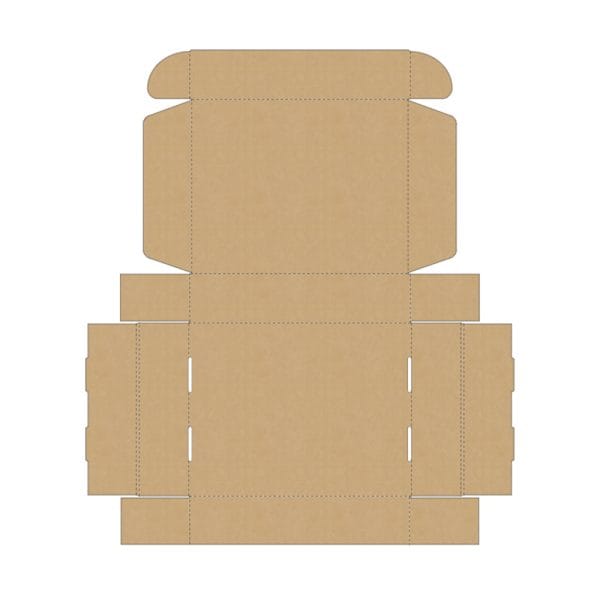 Die Cut Boxes (Brown) - 360 x 280 x 80 mm (14 x 11 x 3 inches) - Pack of 5