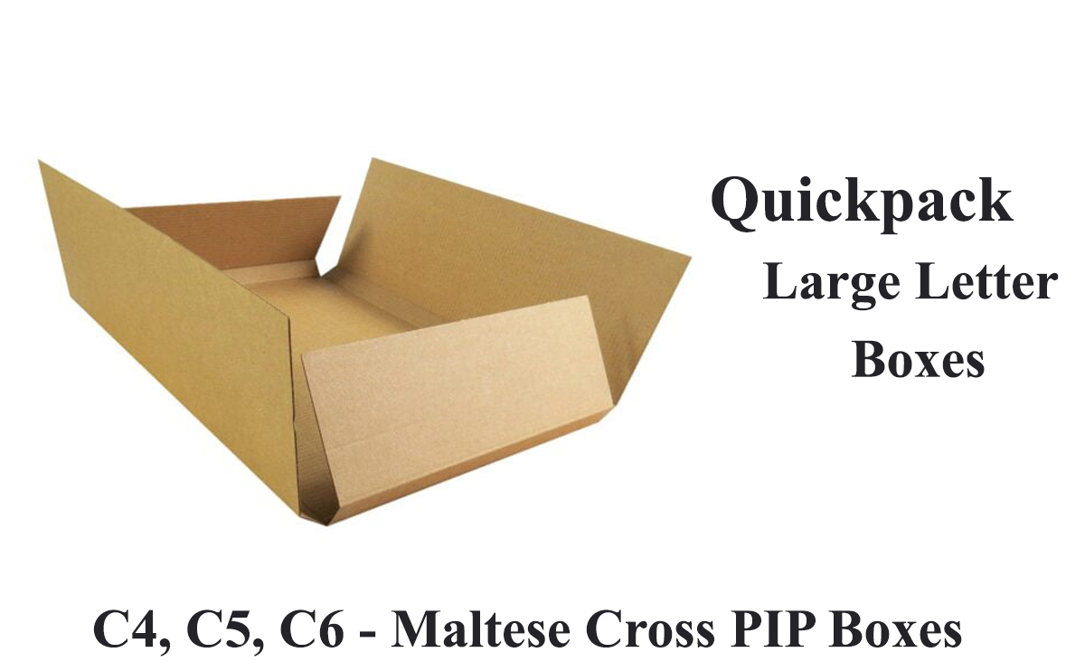 Quickpack large letter boxes