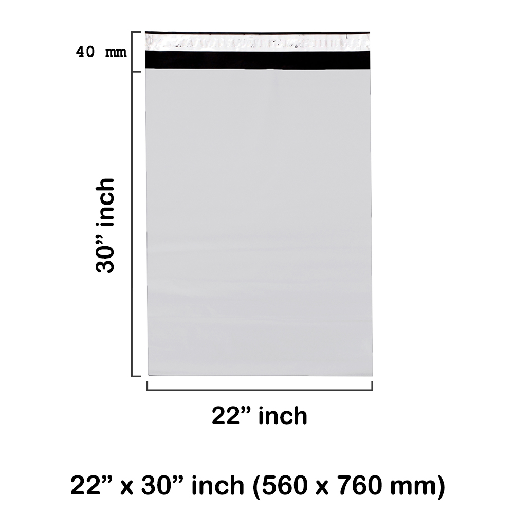 22x30 Inches White Mailing Bag