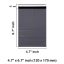 Grey Mailing Bags 4.7x6.7" inches - Pack of 5,000