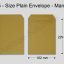 C5 Size 229 x 162 mm Manilla Envelopes Plain (NO WINDOW) - 80gsm