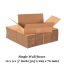12" x 9" x 3" 305mm x 229mm x 76mm Single Wall Boxes