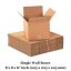 8" x 8" x 8" 203mm x 203mm x 203mm Single Wall Boxes  8x8x8