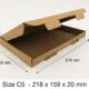 C5 ROYAL MAIL PIP BOXES 218mm x 159mm x 20mm - FOR LARGE LETTER