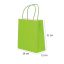 Medium Green Kraft paper Party Gift carrier bags with Twisted Handles - 26 x 31 x 12 cm